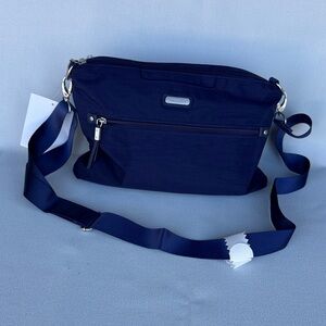 Baggallini Five Blocks Midnight Blue Crossbody Bag